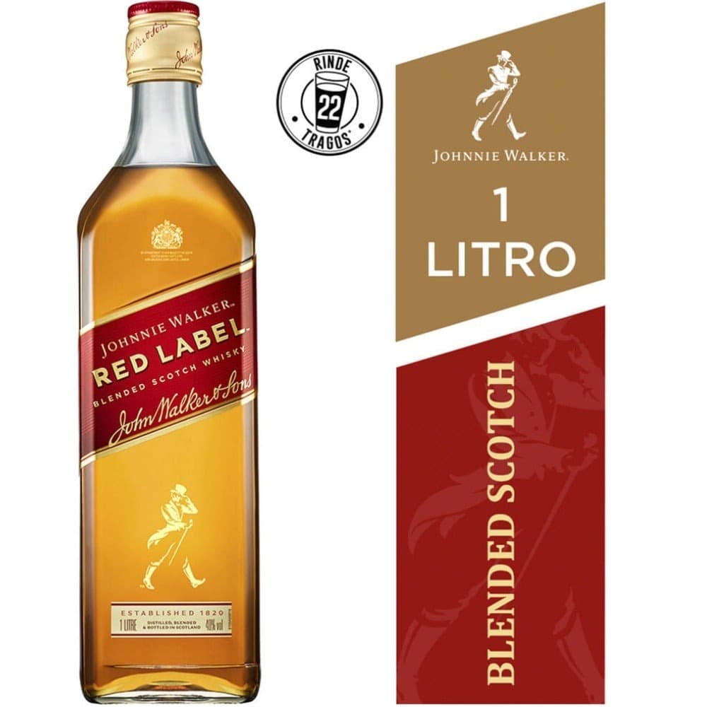 Whiskey Johnnie Walker Red Label 1000ml