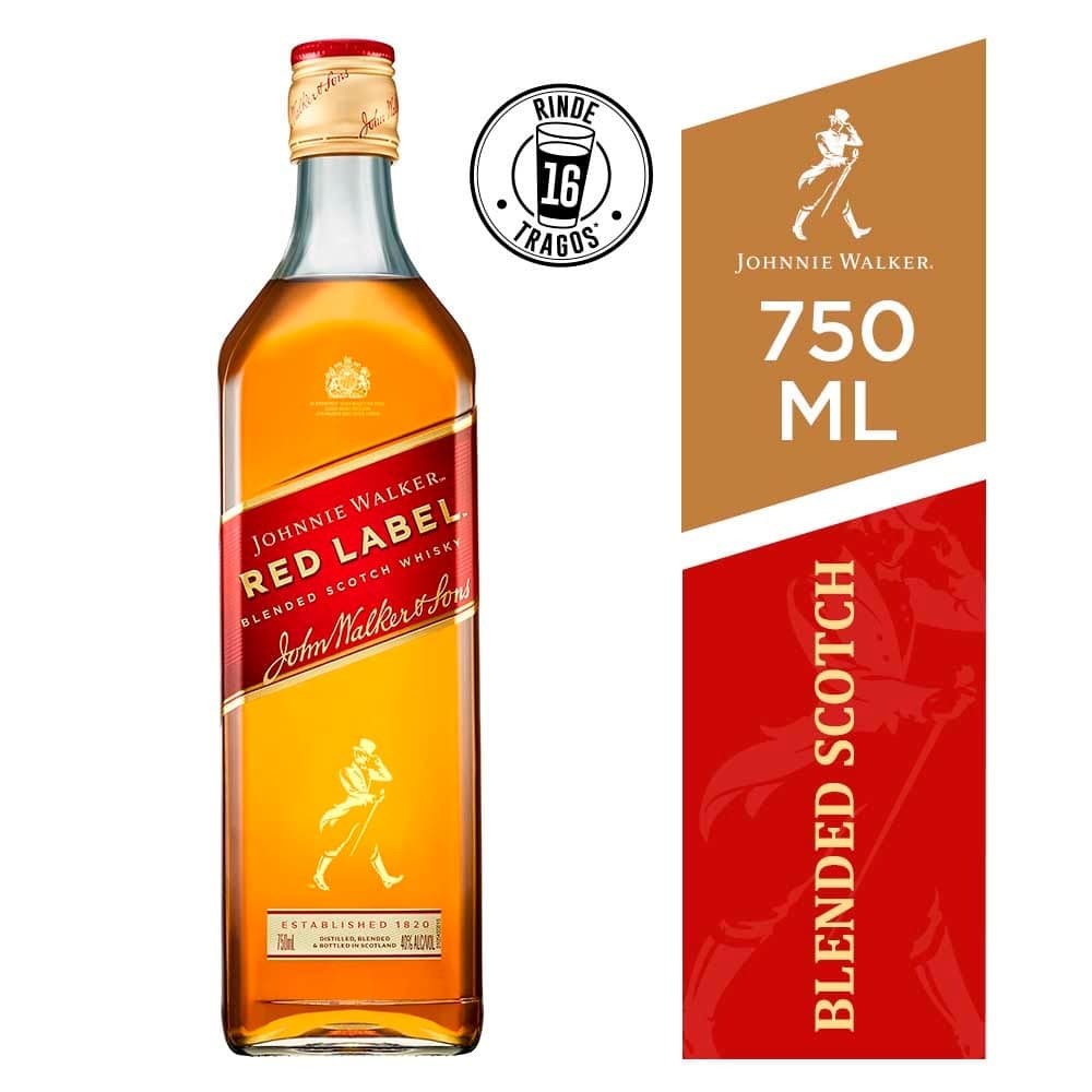 Whisky Johnnie Walker Red Label 750ml