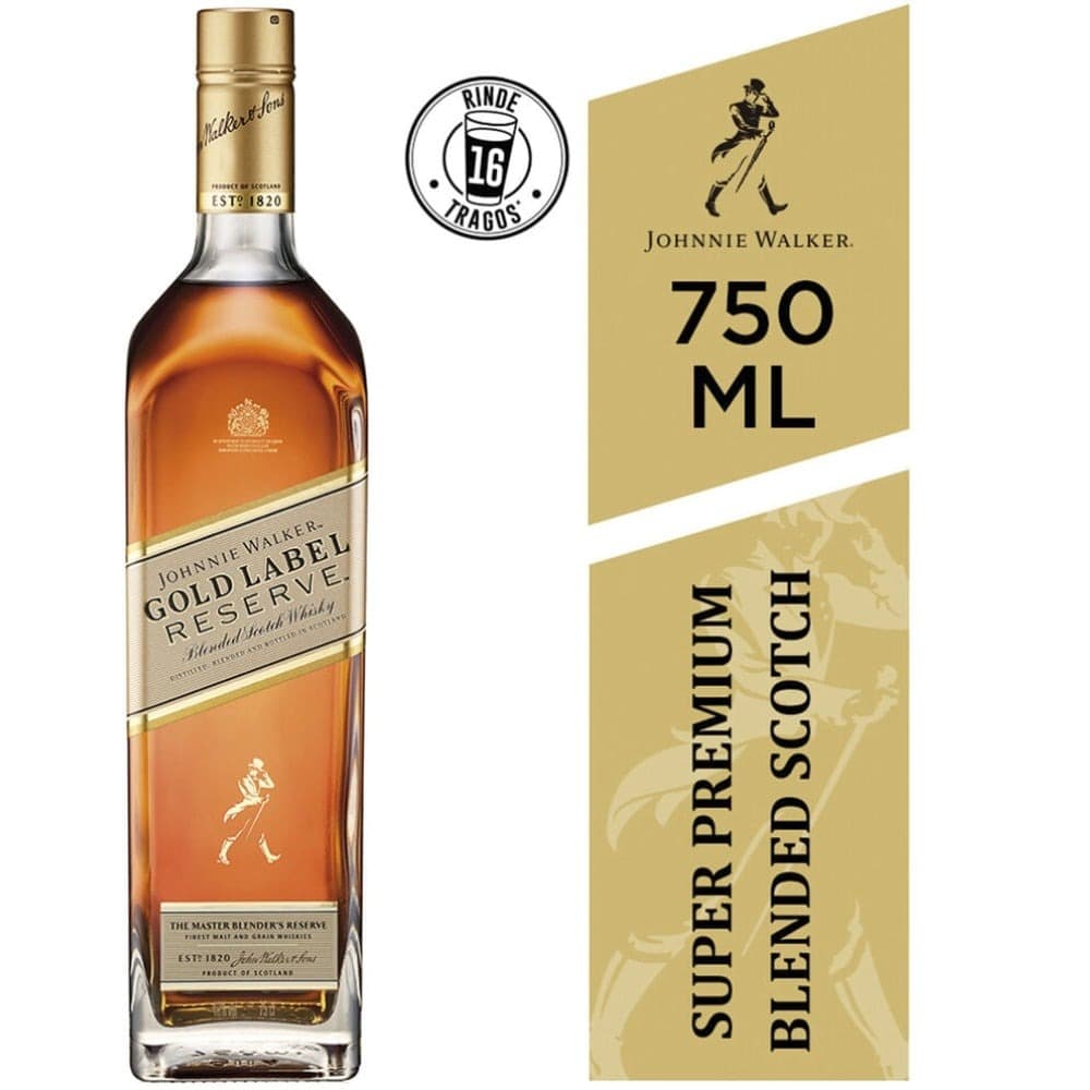 Whisky Johnnie Walker Gold Label 750ml
