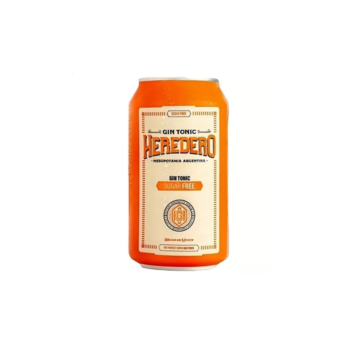 Gin Tonic Heredero Lata Sugar Free 354ml