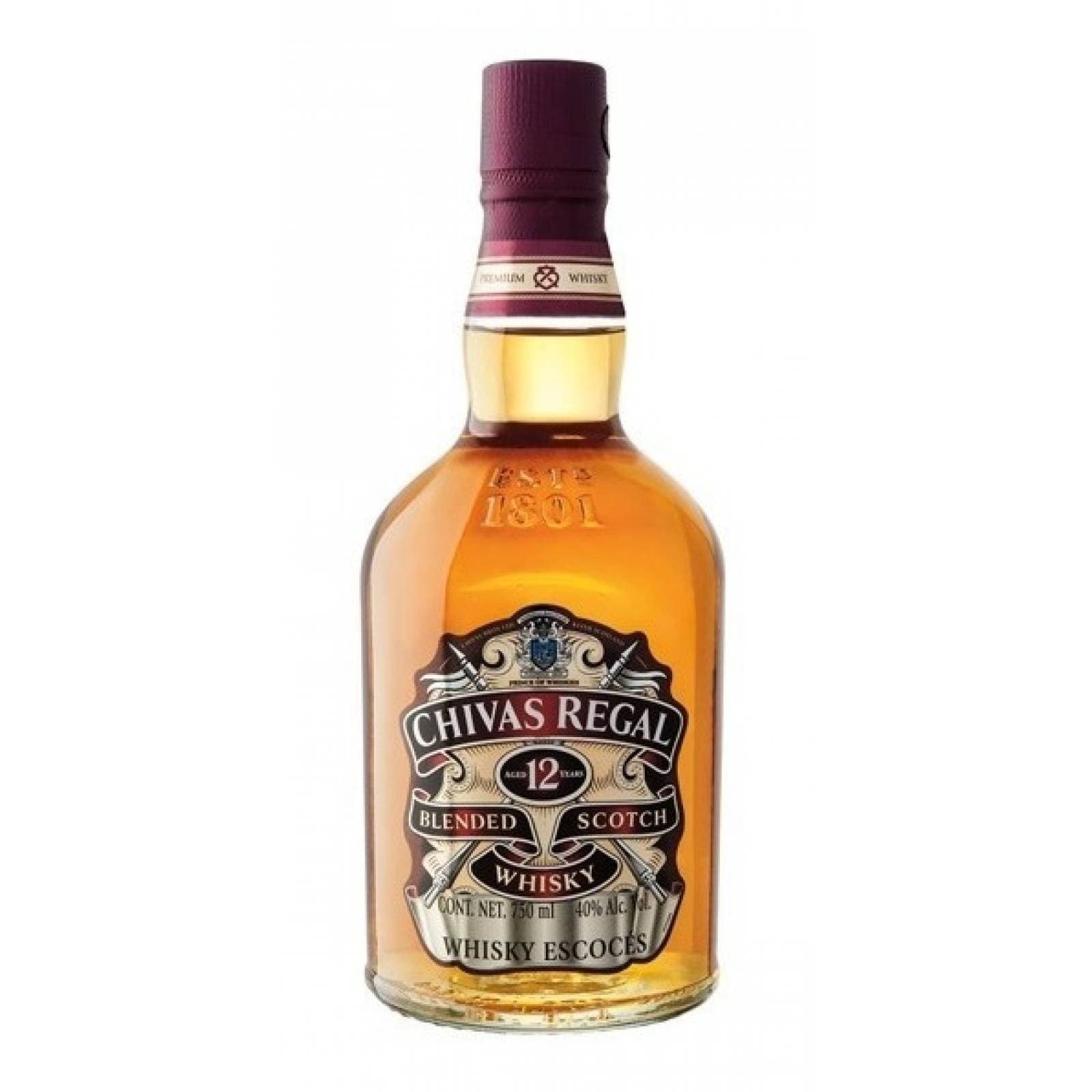Whisky Chivas Regal 12 Años 750ml