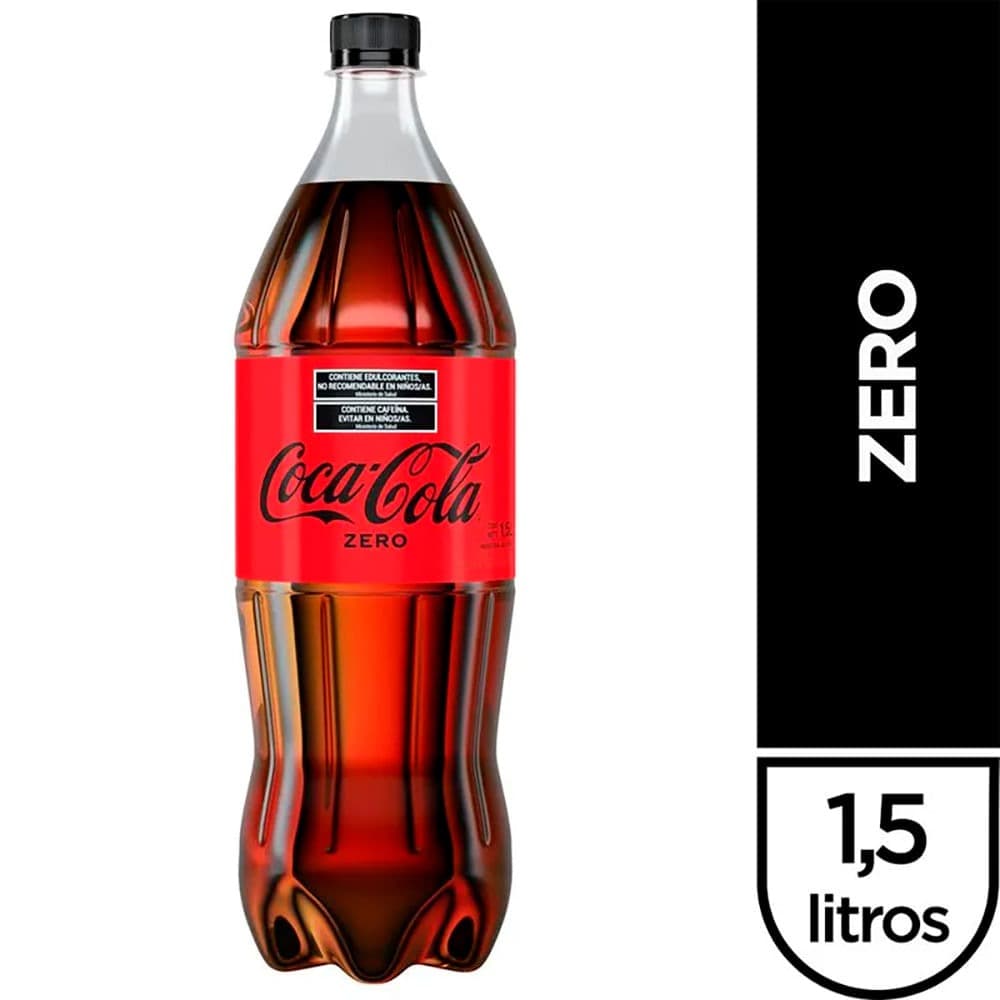 Gaseosa Coca Cola Zero 1500ml