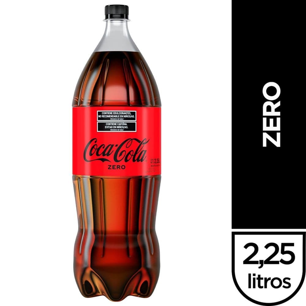 Gaseosa Coca Cola Zero 2250ml