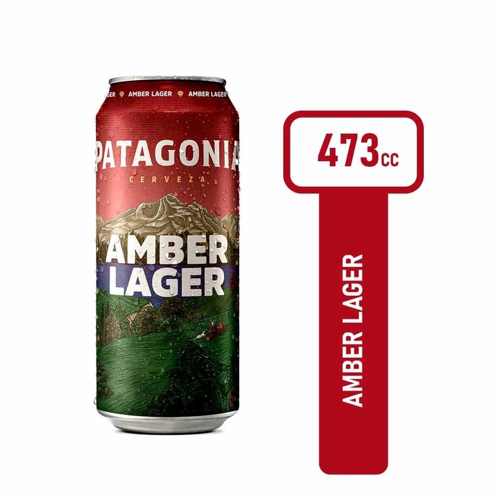 Cerveza Patagonia Amber Lager Lata 473ml