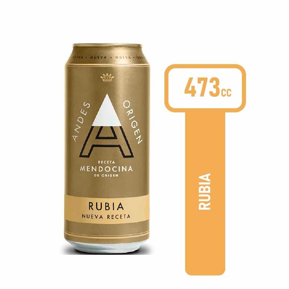 Cerveza Andes Rubia Lata 473ml