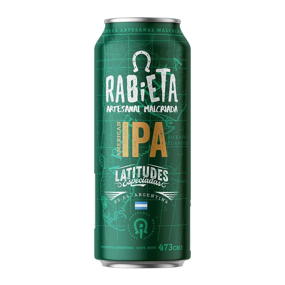 Cerveza Rabieta America Ipa Lata 473ml