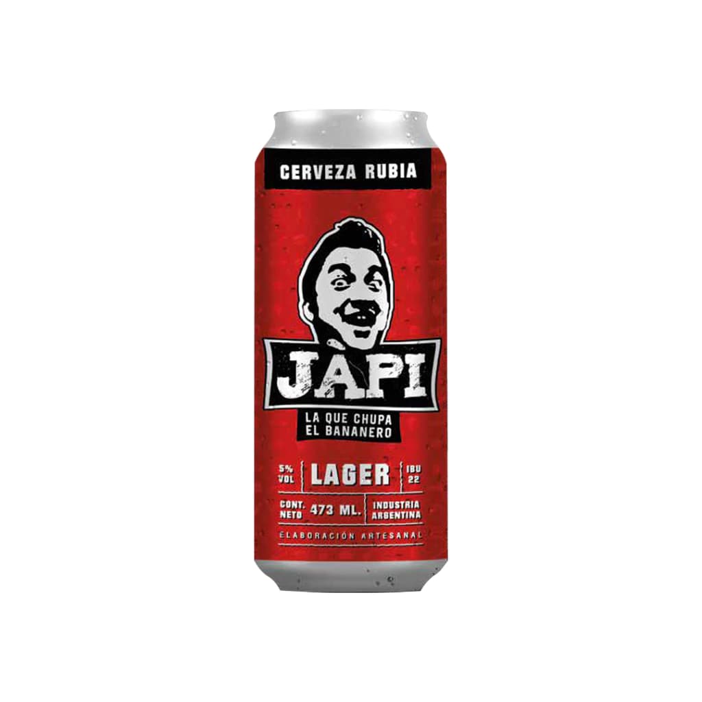 Cerveza Japi Lata Lager 473ml