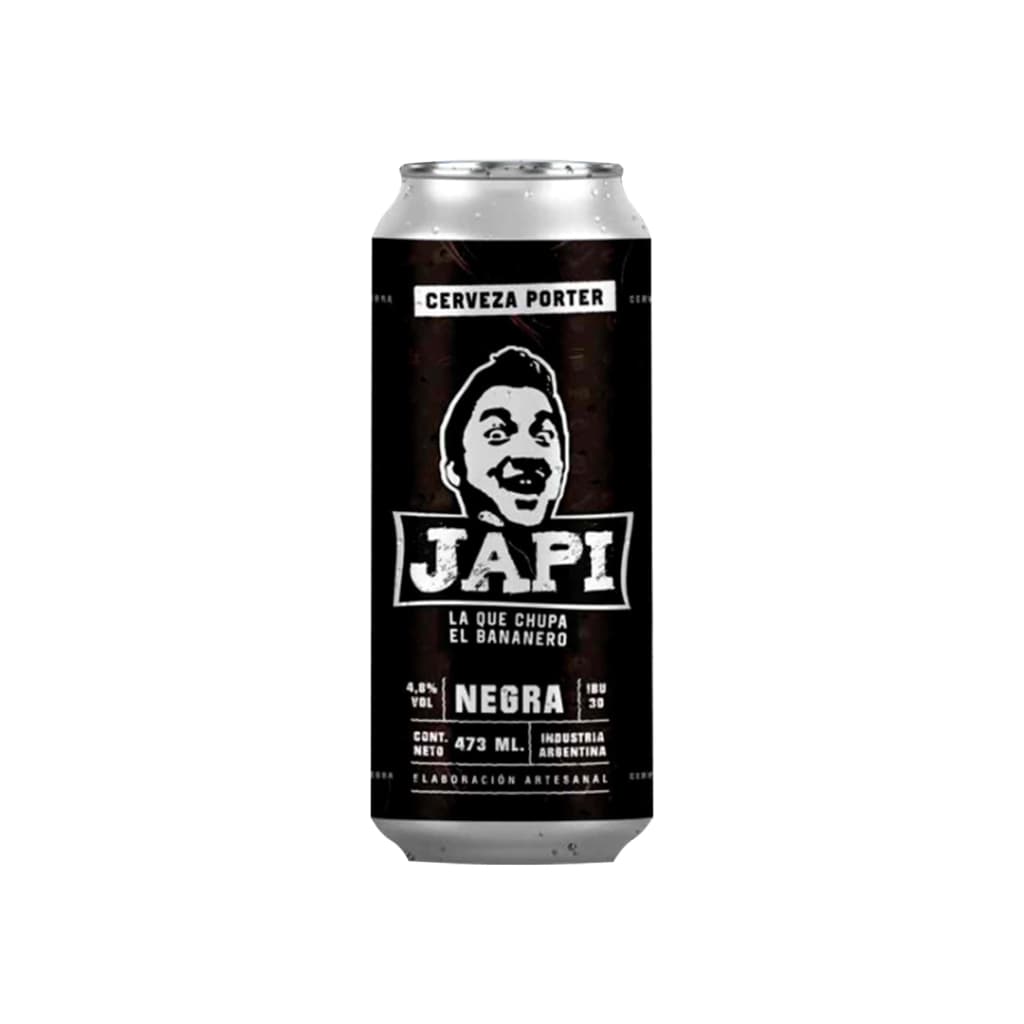Cerveza Japi Negra Lata 473ml
